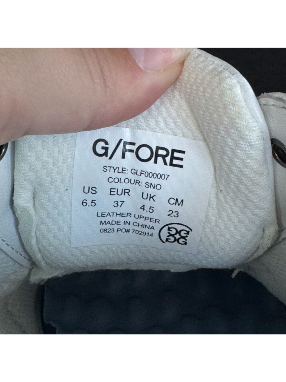 G/Fore Gallivanter Perforated Luxe Leather Women's Golf Shoes, Size 6.5 NWOB - Picture 11 of 11